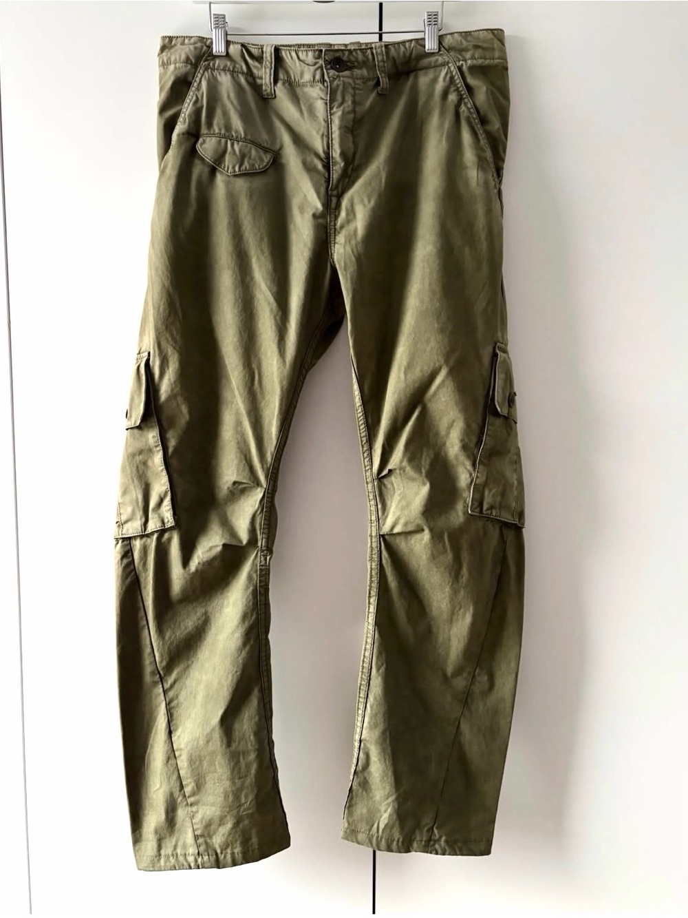 Y2K Parasuco Olive Green Cargo Pants Utility Style Bull Fit